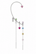 Ear cuff pendente con cristalli - Modello 6