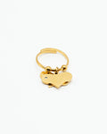 Anello - Cuori oro