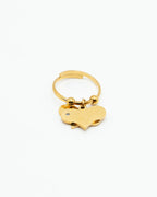 Anello - Cuori oro