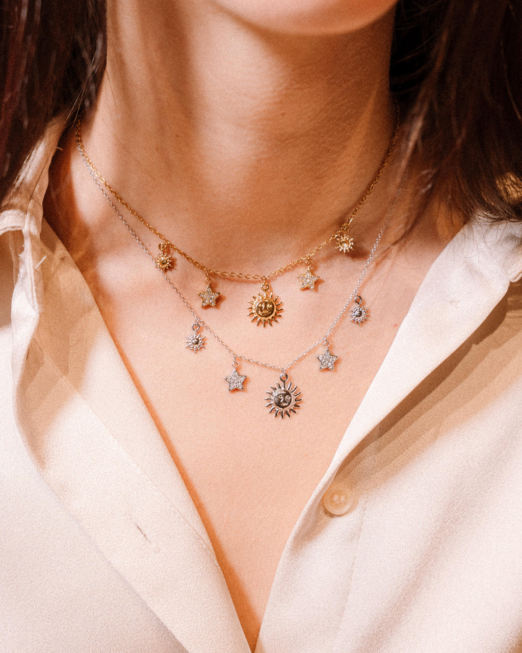 Collana - Sole & Stelle