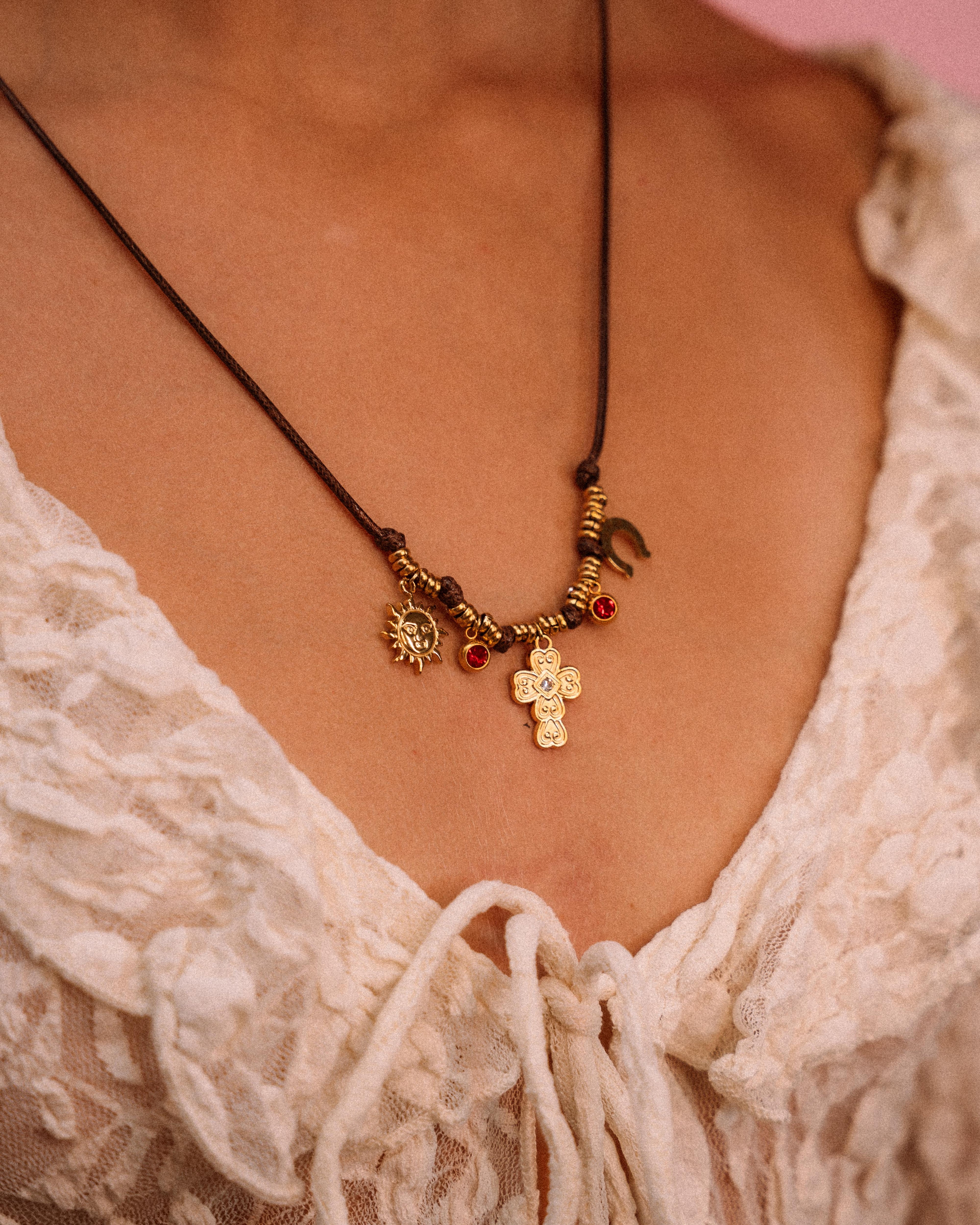 Collanina Texana - "Sole e Fortuna"