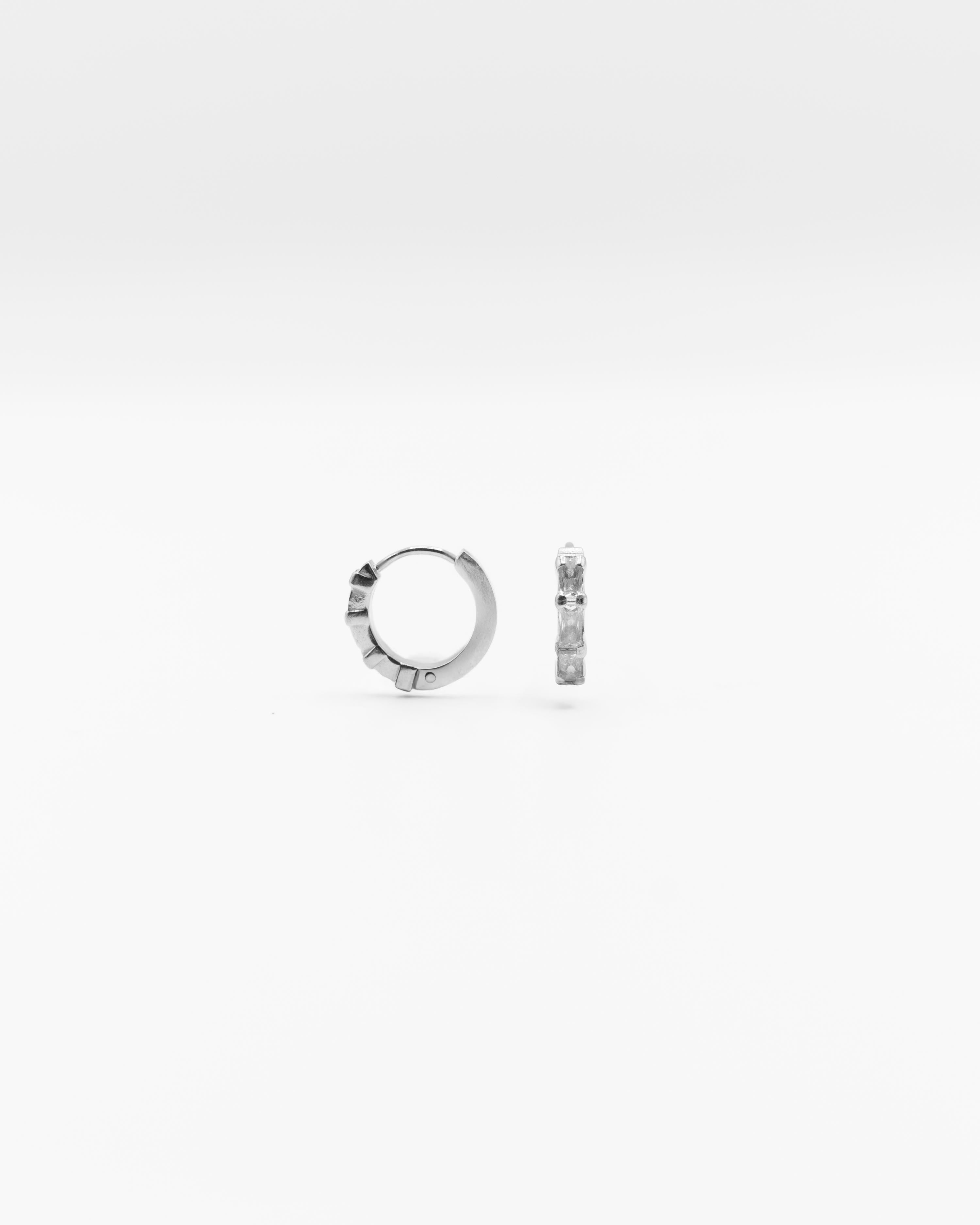 Orecchini - Pietre rettangolari piccole