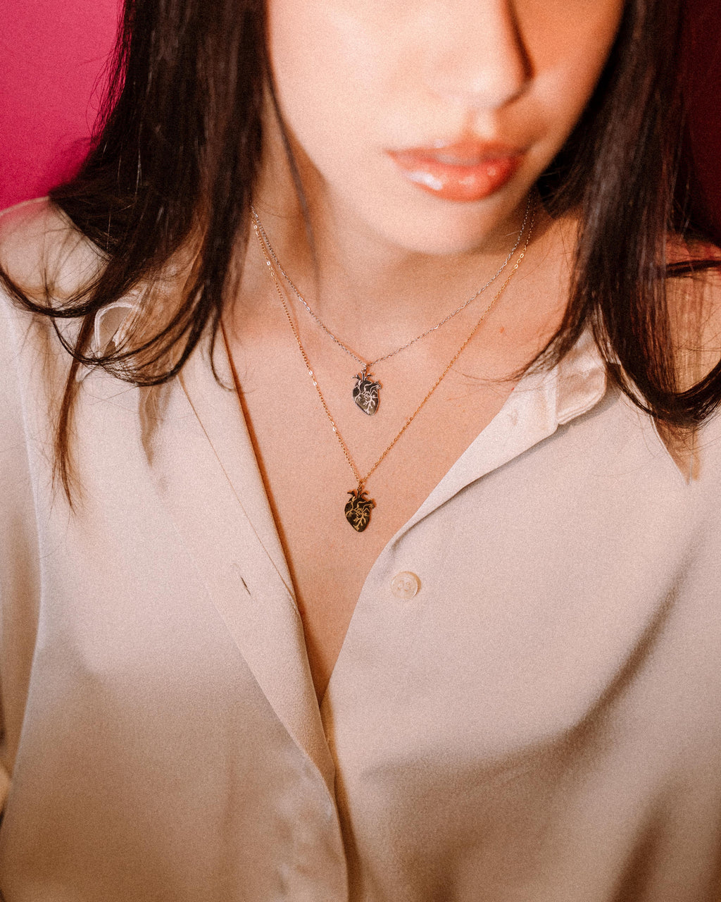 Collana - Cuore Anatomico
