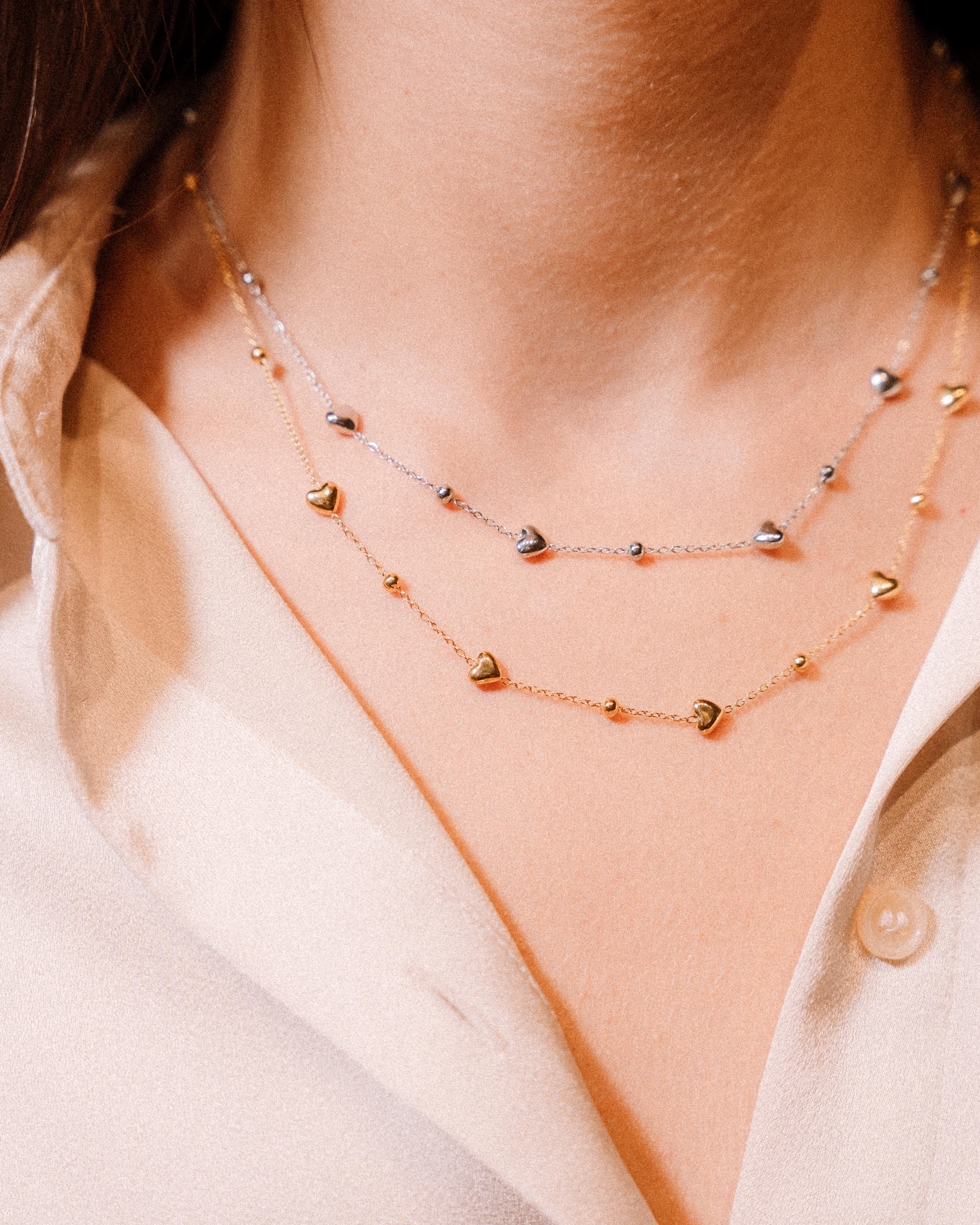 Collana - Cuori Infiniti