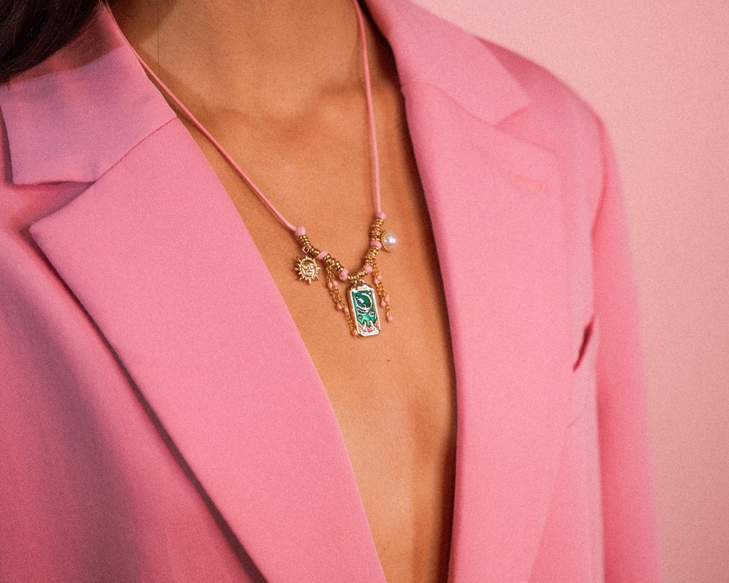 Collanina Texana - "Sole e Luna"