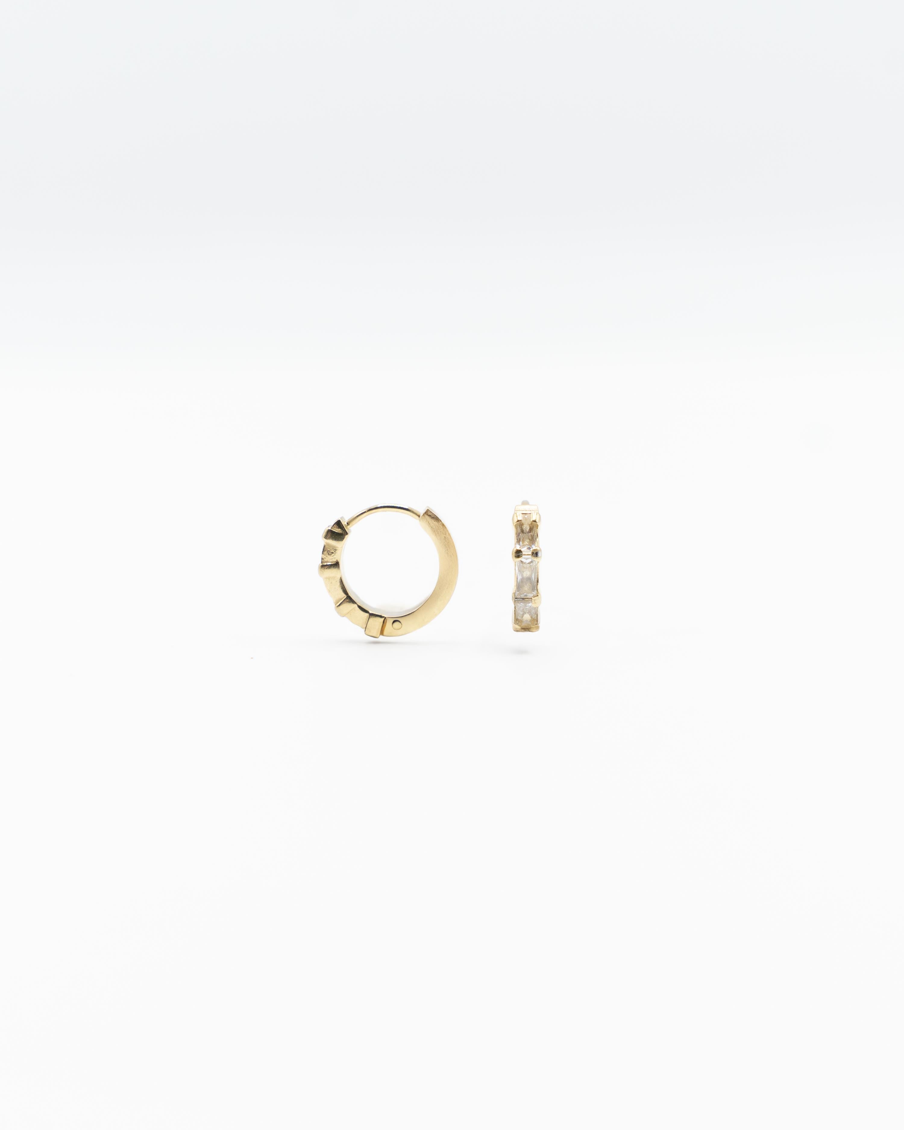 Orecchini - Pietre rettangolari piccole