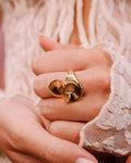 Golden Waves Ring