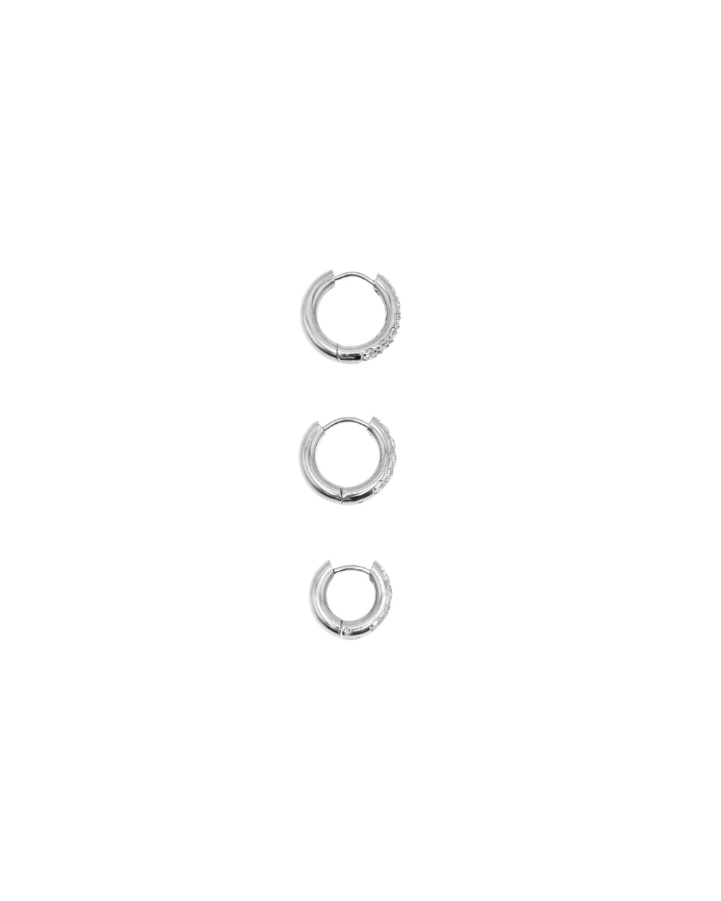 Orecchini - cerchio pietre 3