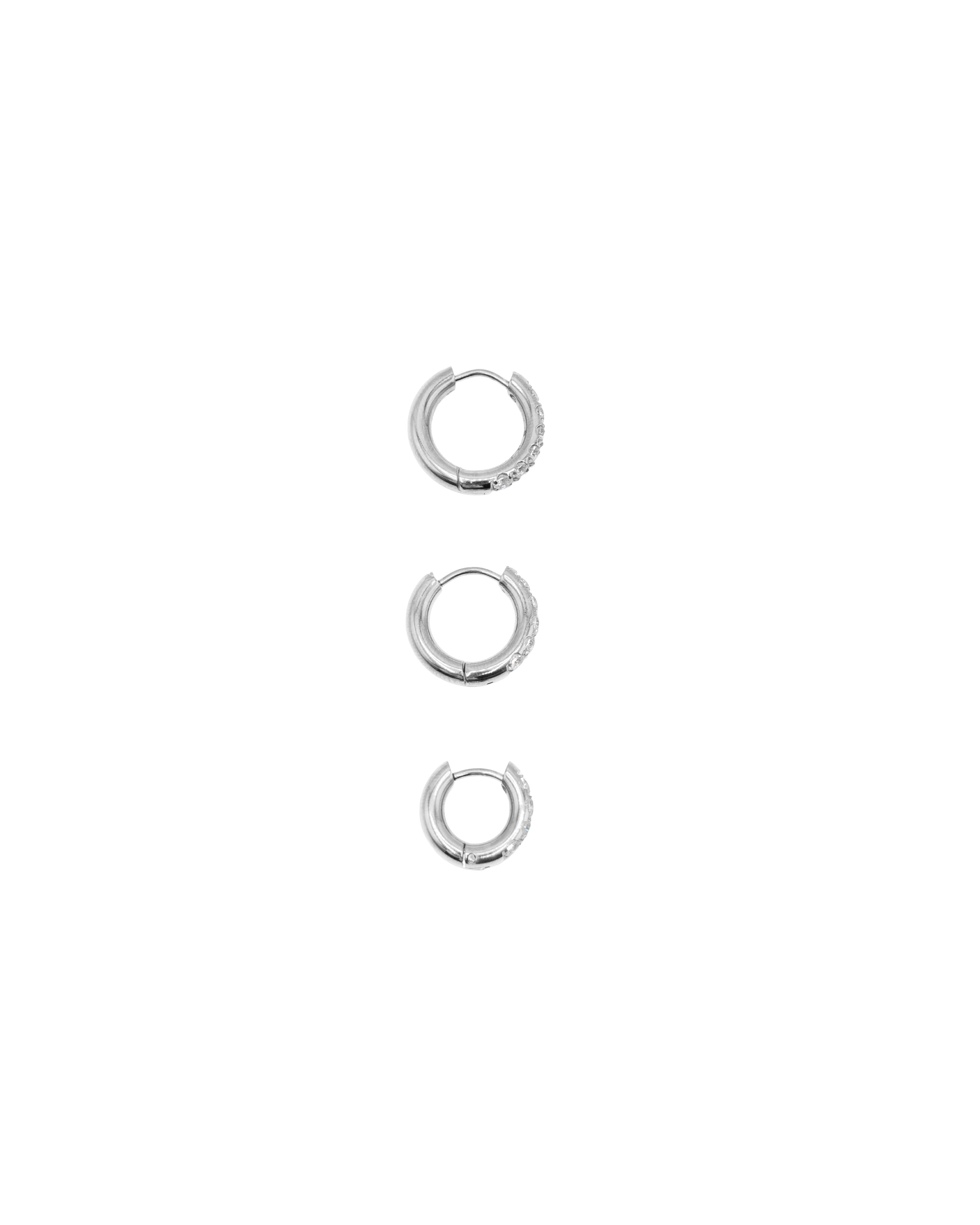 Orecchini - cerchio pietre 3