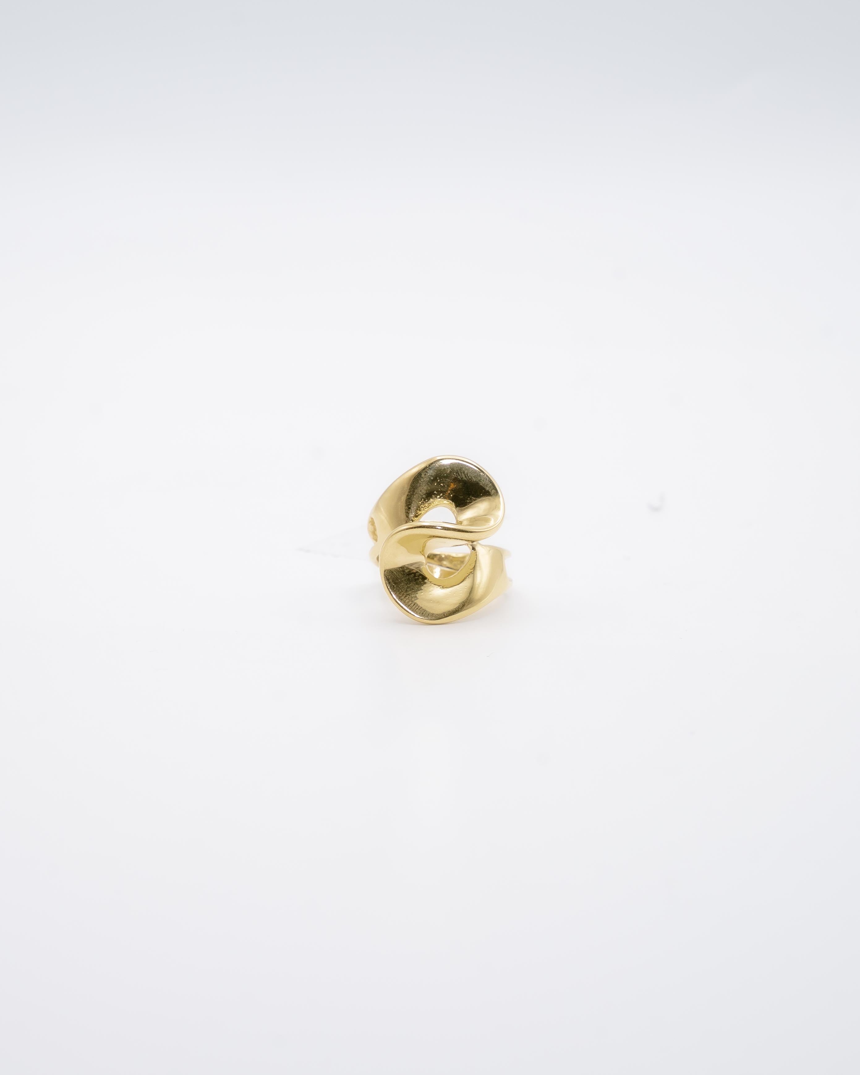 Anello Onde Dorate