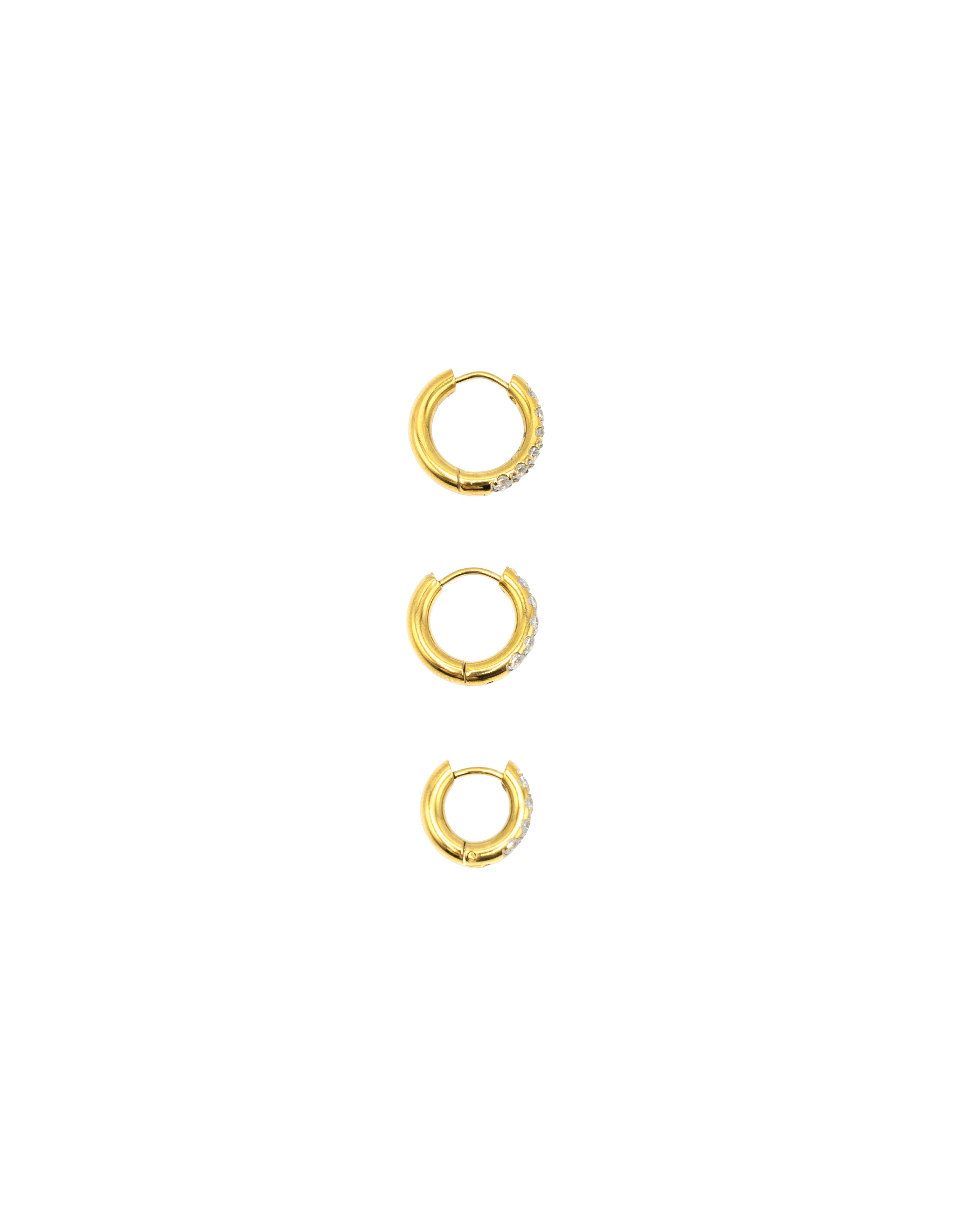 Orecchini - cerchio pietre 3