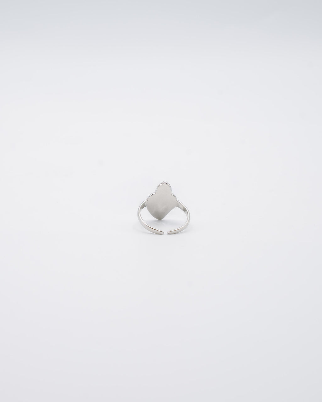 Anello - Cuore sacro argento