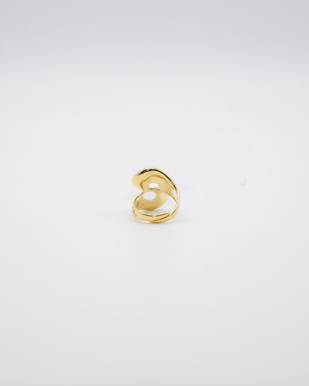 Anello Onde Dorate