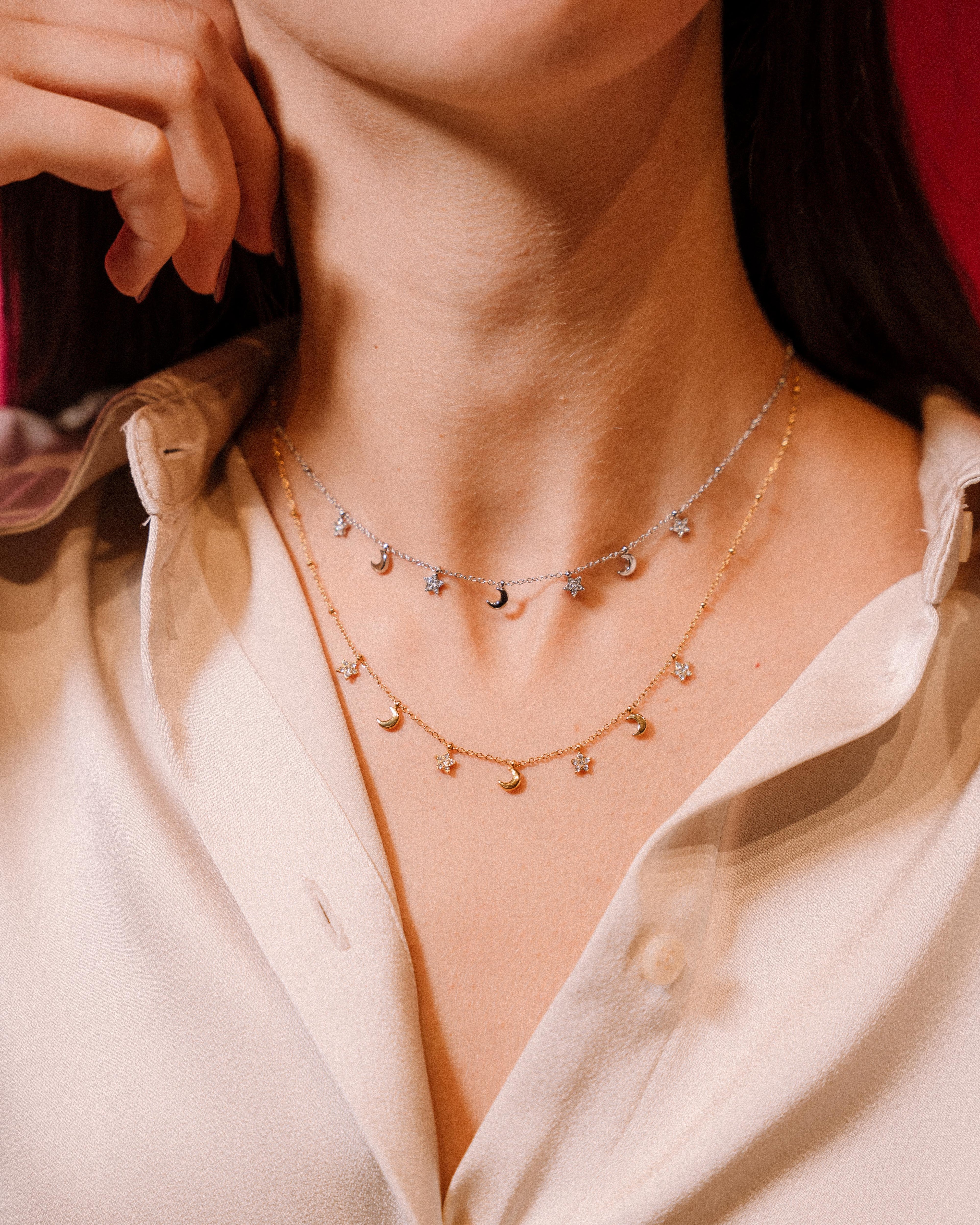 Collana - Stelle e Luna