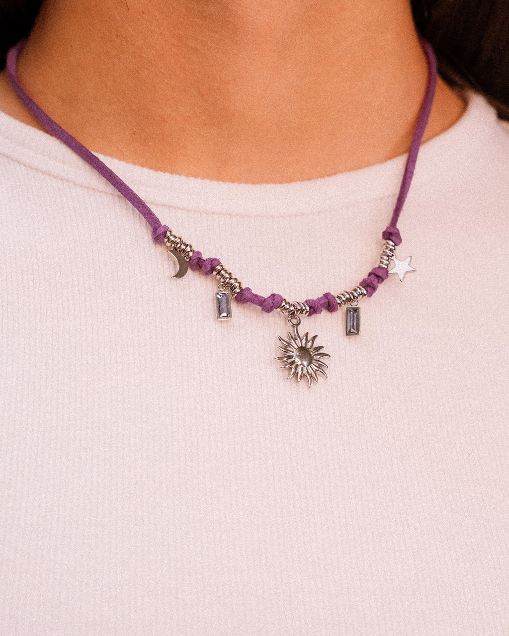 Collanina Texana - "Sole, Luna e Stelle"