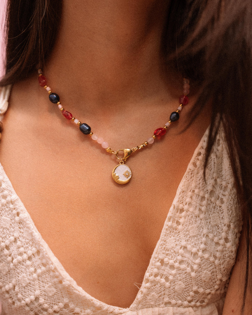 Collana - Haribo moon pink