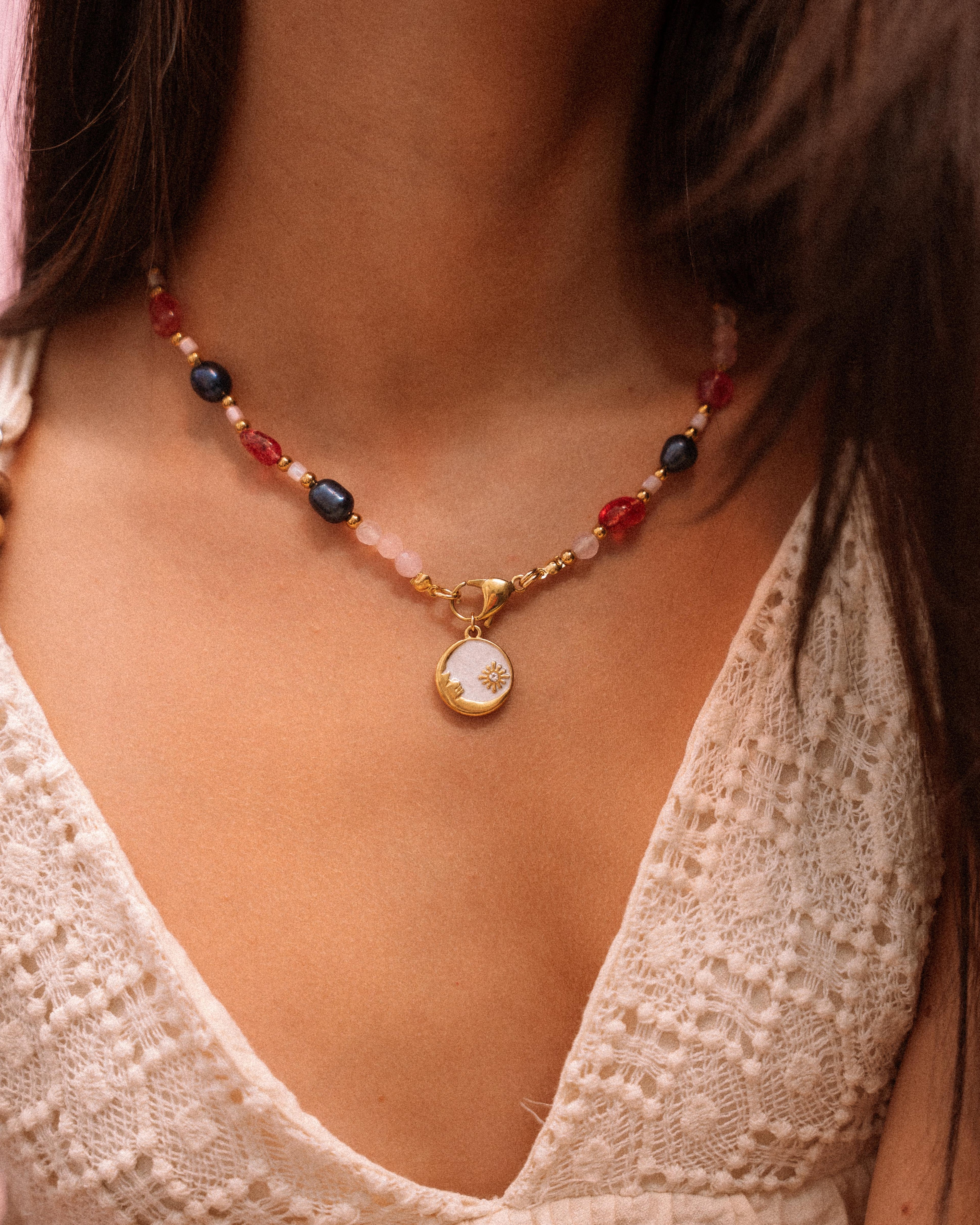 Collana - Haribo moon pink