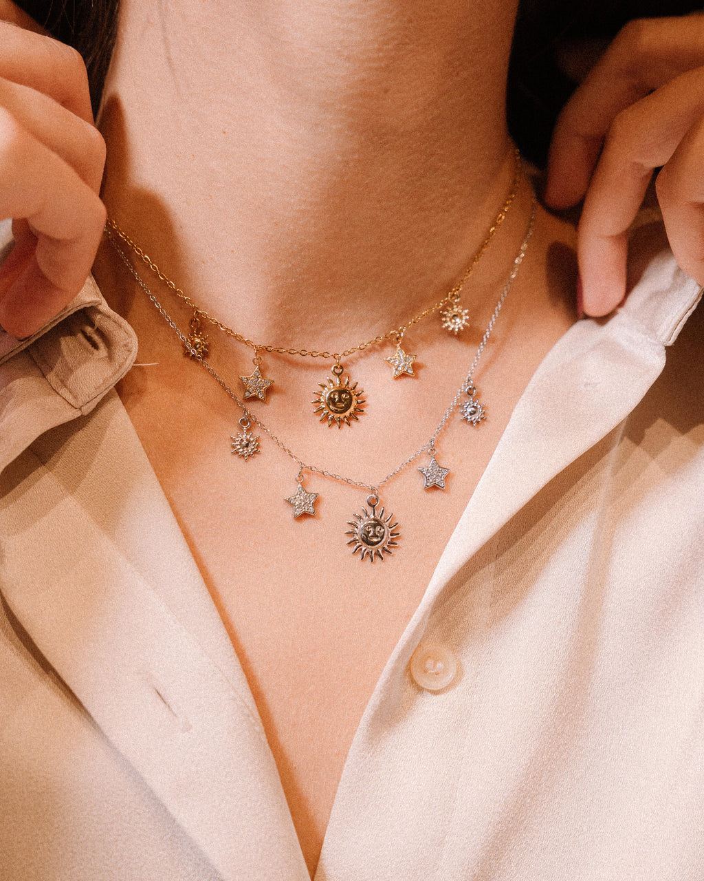 Collana - Sole & Stelle