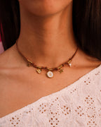 Collanina Texana - "Talismano bianco"