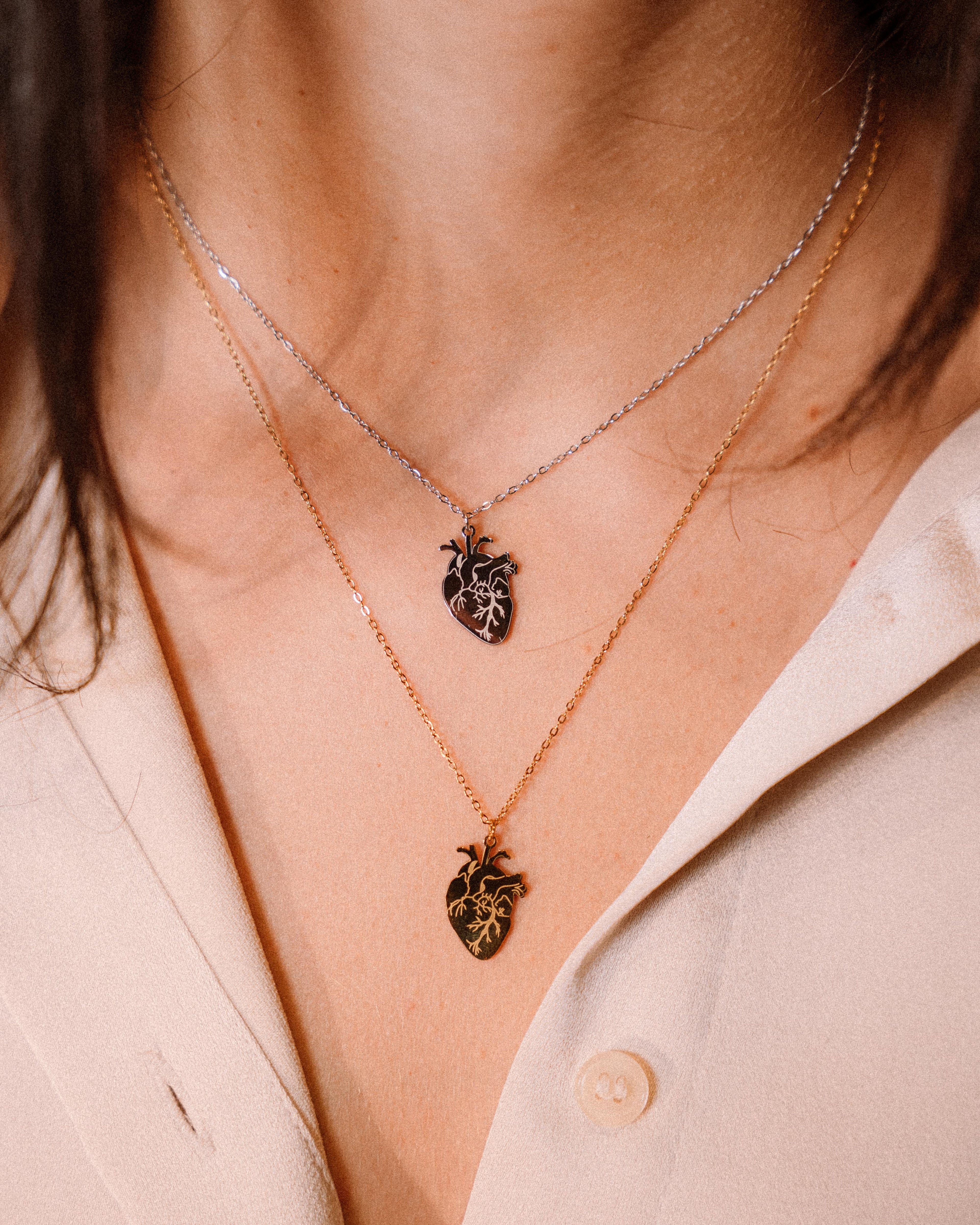 Collana - Cuore Anatomico