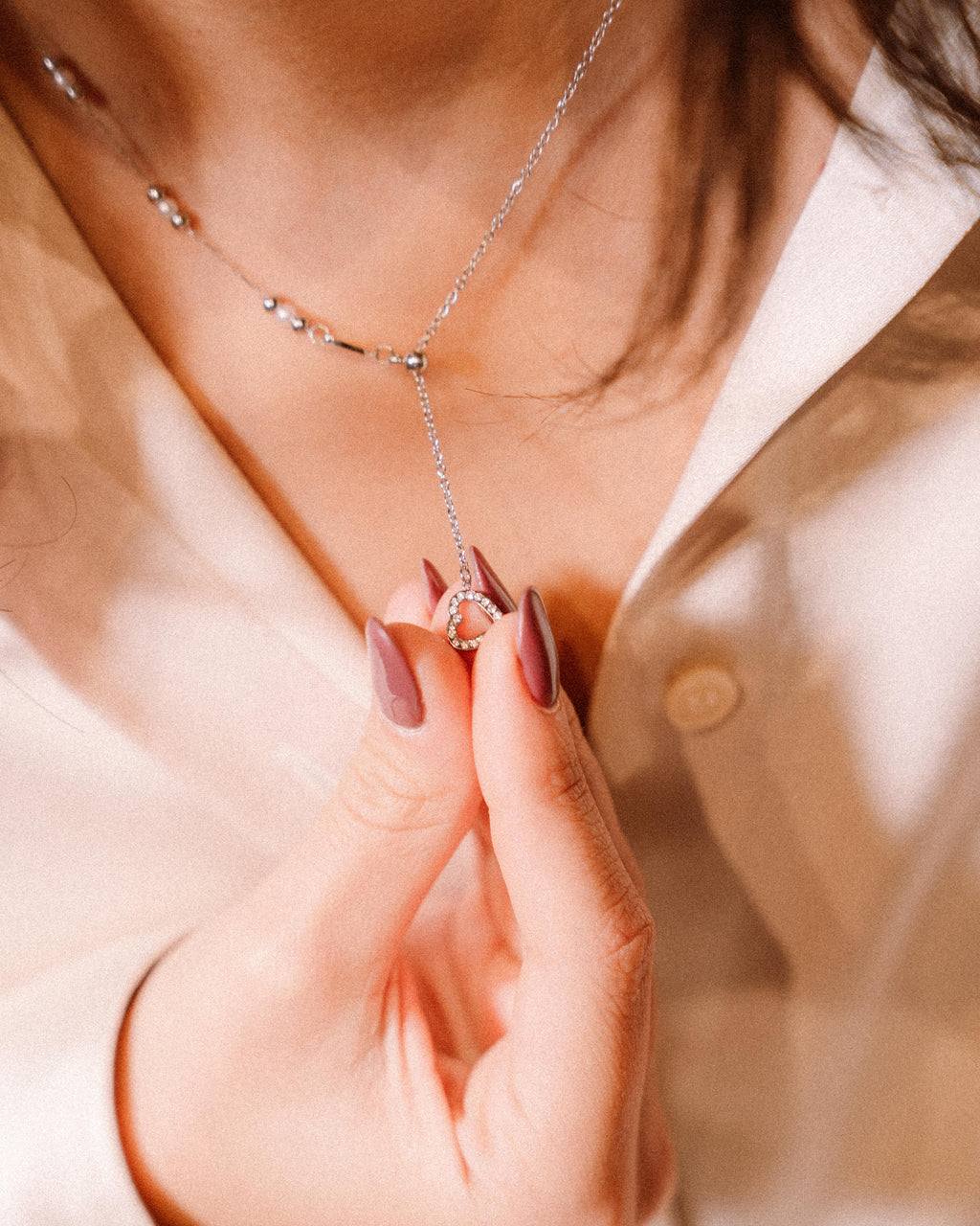 Collana - Cuore Riflesso